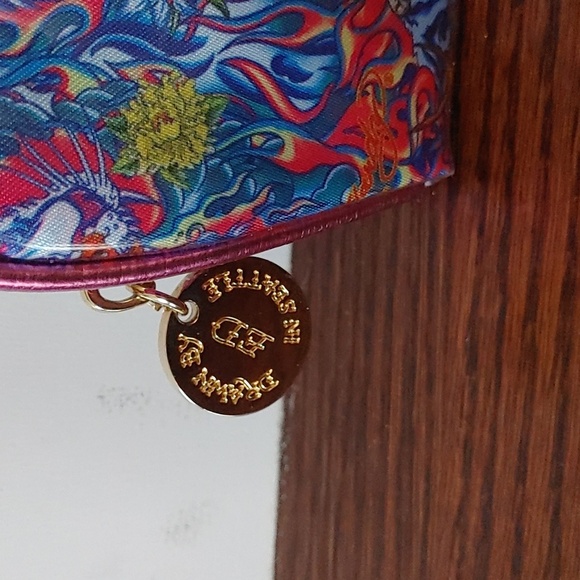 Free Ed Hardy cosmetic bag Love Kills Slowly blue purple. - Picture 2 of 4